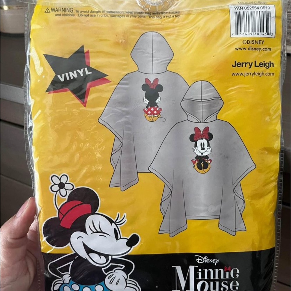 Minnie Mouse rain Ponchos